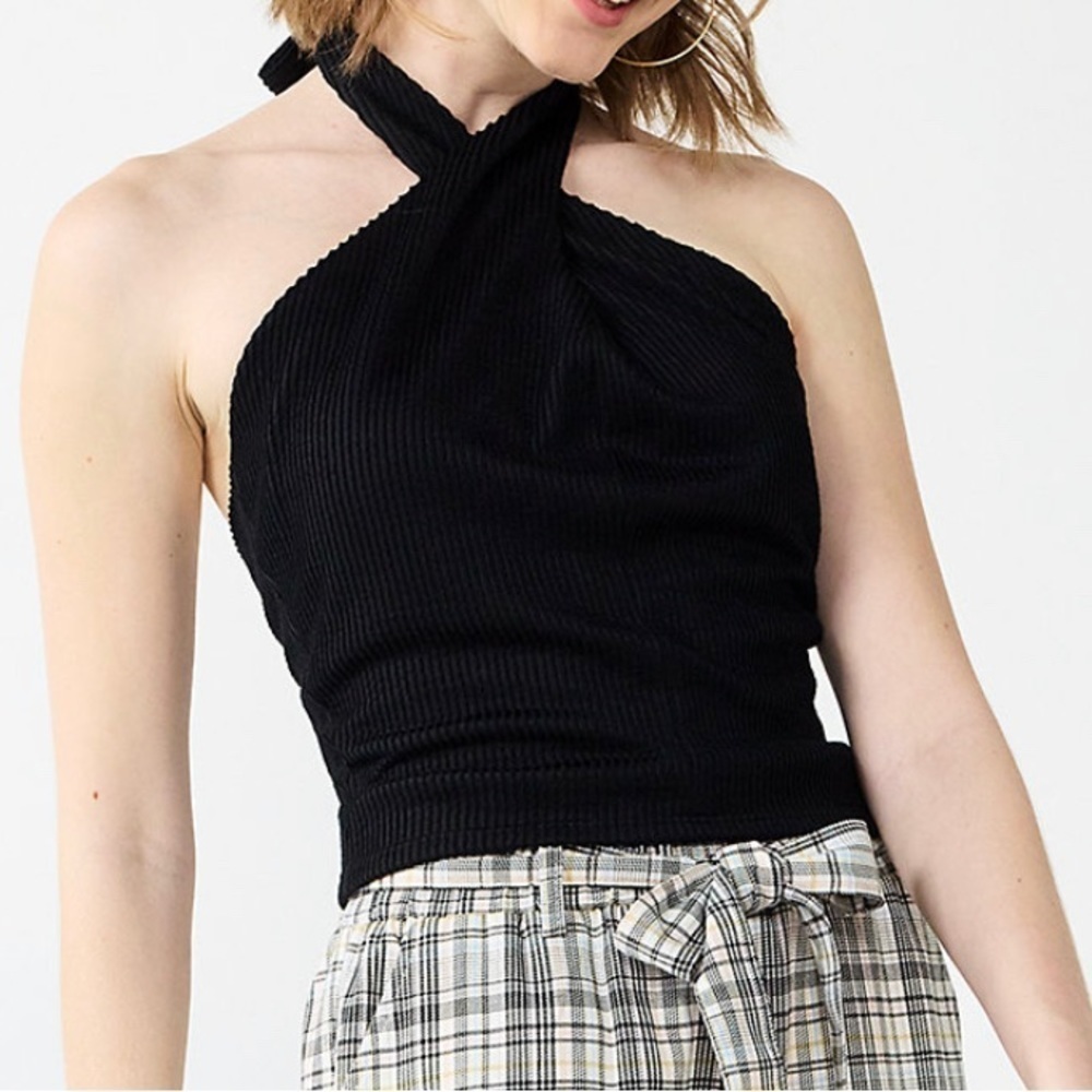 SO Cross Neck Halter Top l SIZE XL